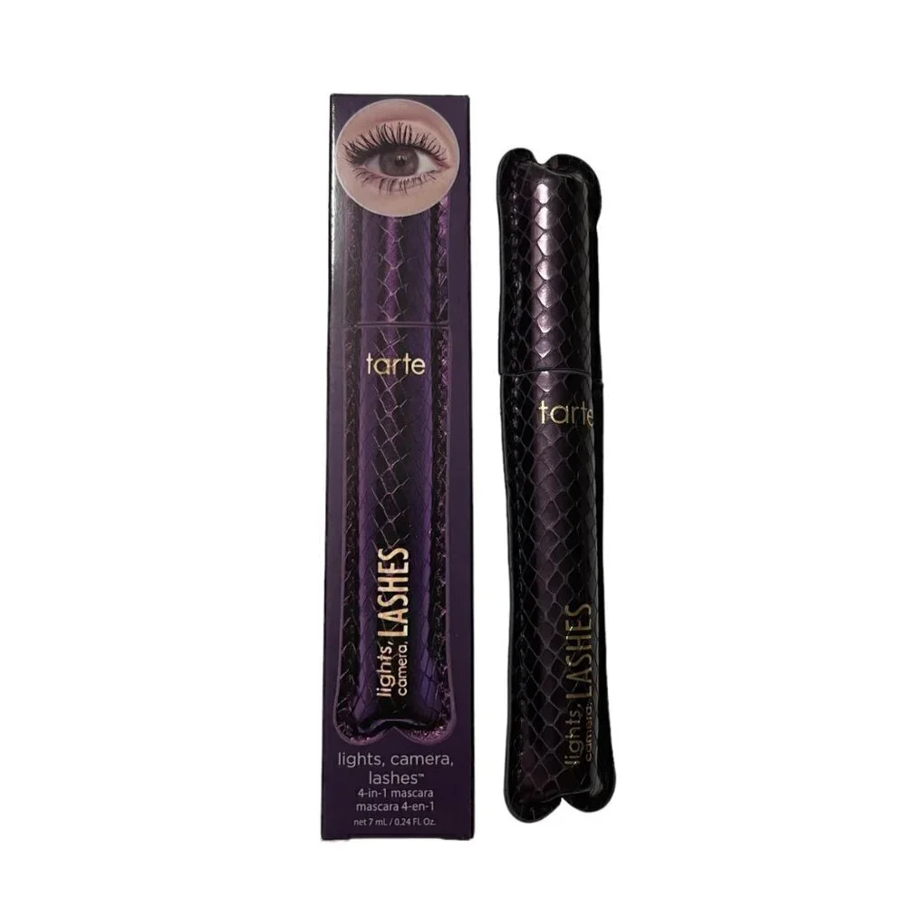 Tarte BNIB Lights Camera Lashes Curling Volumizing Conditioning Black Mascara